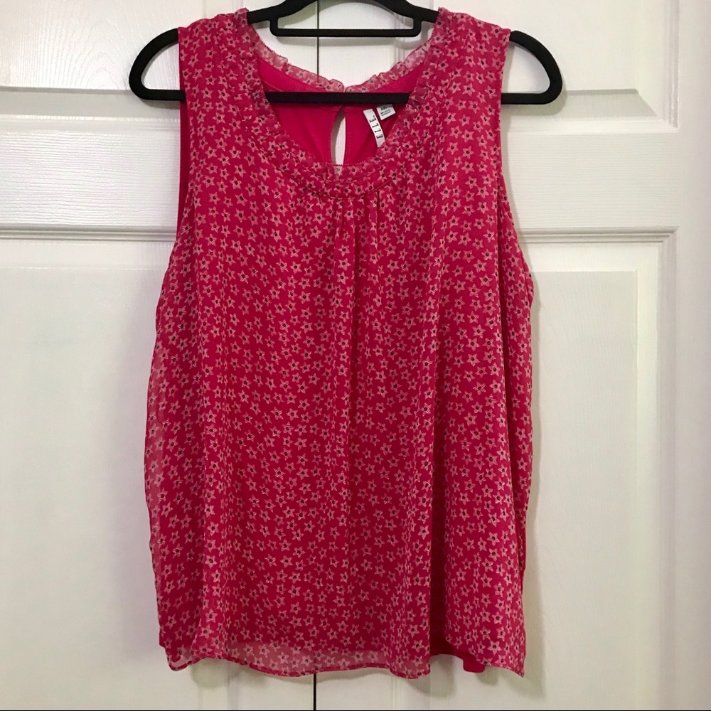 Pink Sleeveless Blouse, Size XXL, NWOT